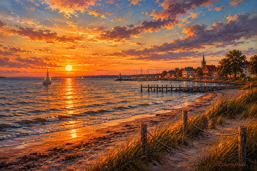 Free Sunset Nature illustration and picture