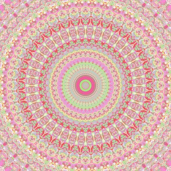 Mandala, Kaleidoskop, Boho, Bohemian