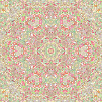 Mandala, Kaleidoskop, Boho, Bohème