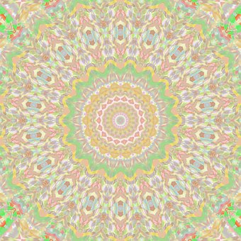 Mandala, Kaleidoskop, Boho, Bohemian