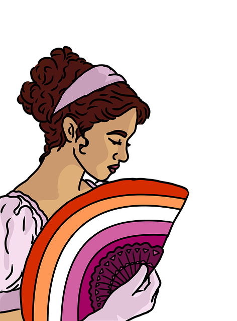 Free lesbian lesbian flag sapphic illustration