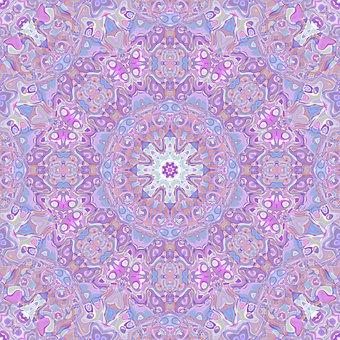 Mandala, Kaleidoskop, Boho, Bohème