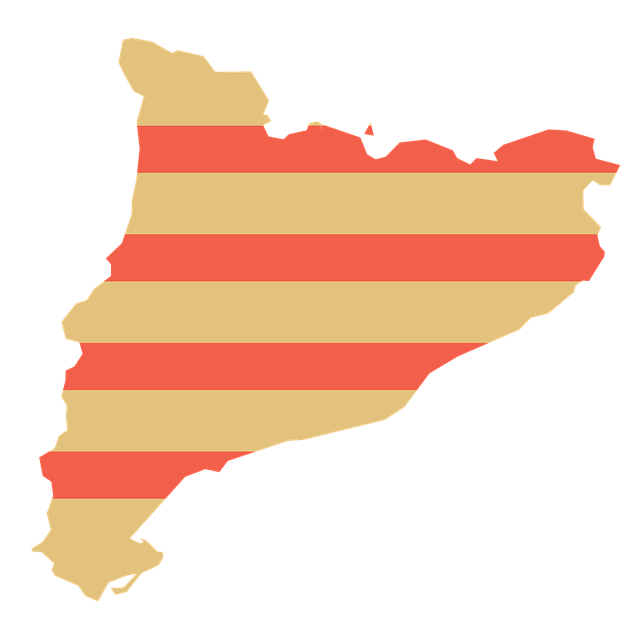 Free catalan map flag catalan flag illustration