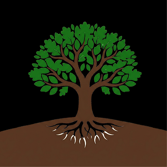Free Tree Roots vector and picture