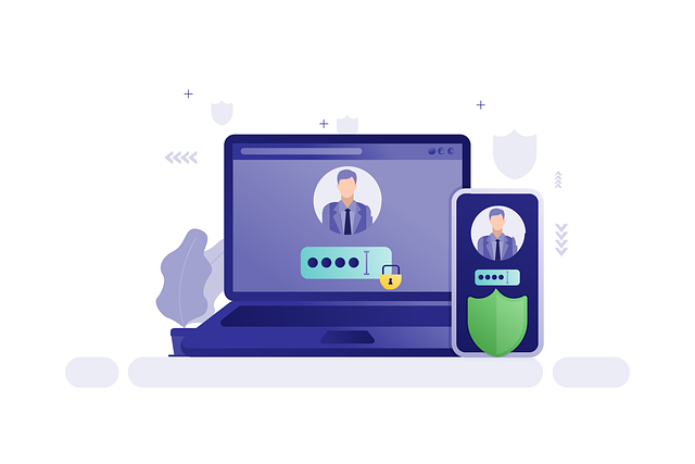 Free two-factor authentication computer security password vector
