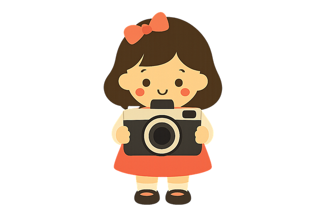 Fotograf, Kinderfigur, Vintage Kamera