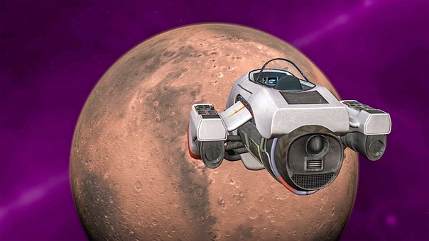 Free Space Spaceship illustration and picture
