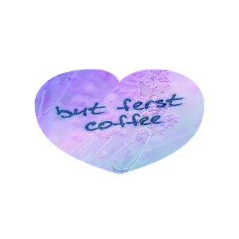 Púrpura, Corazón, Cafetería, Texto