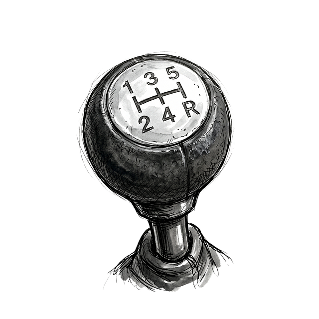 Free gear shift knob manual transmission automotive illustration