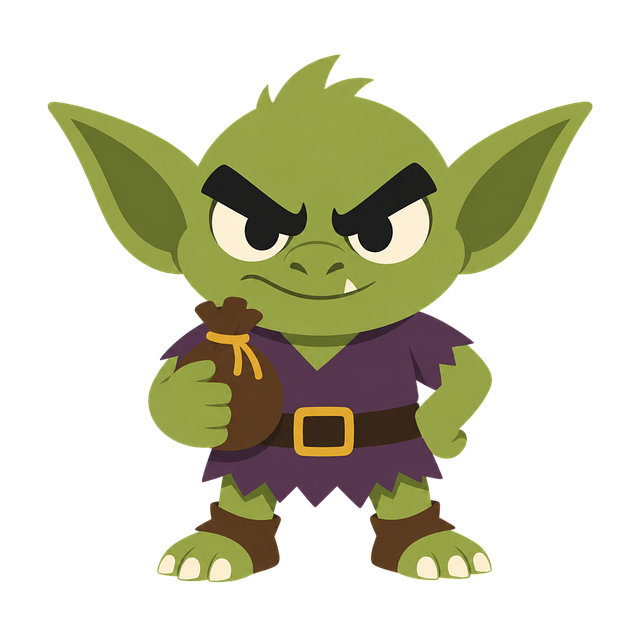Free goblin fantasy monster vector