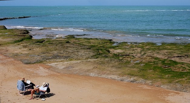 Strand, Sand, Ozean, Küste, Sommer