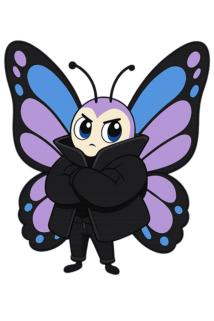 Mascote Borboleta, Agente Secreto