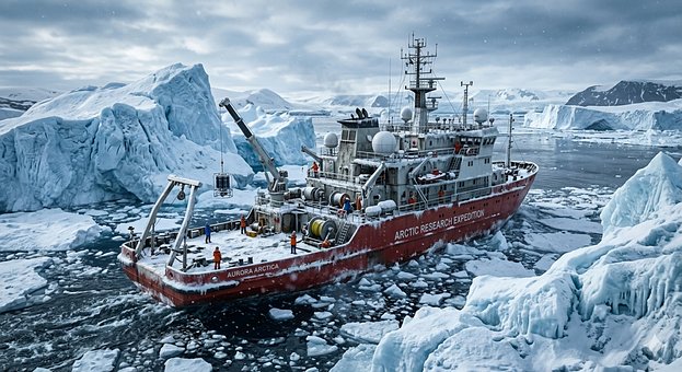 Iceberg, Ártico, Océano, Oceanografía