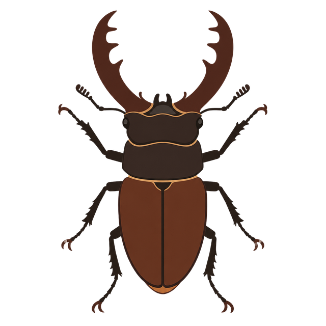 Free ai generated stag beetle insect vector