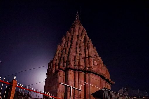Tempel, Opplyst, Arkitektur, Natt