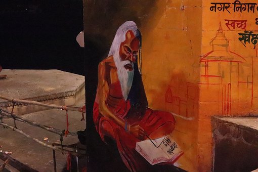 Veggmaleri, Gatekunst, Mann, Portrett