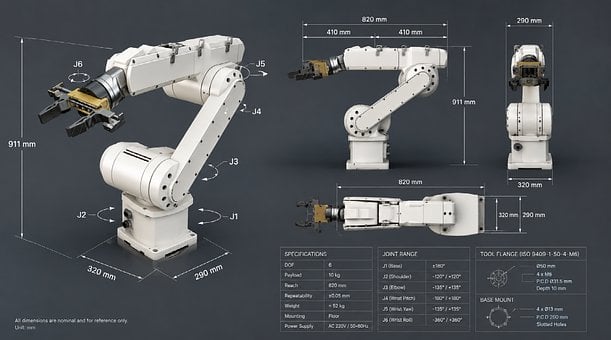 Robot, Robótica, Automatización, 3D