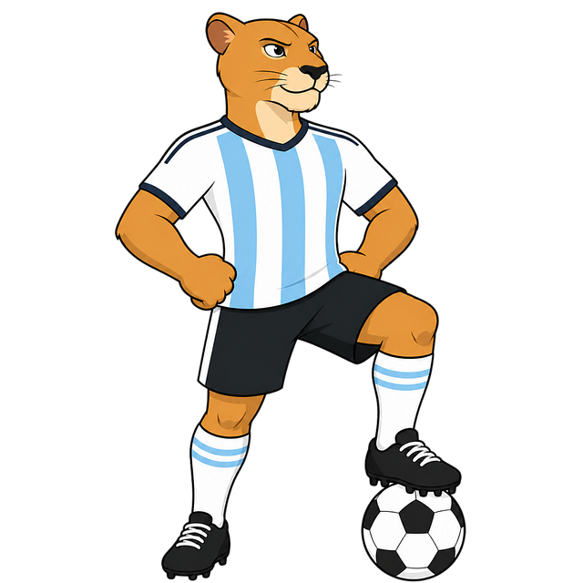 Free puma mascot football vector