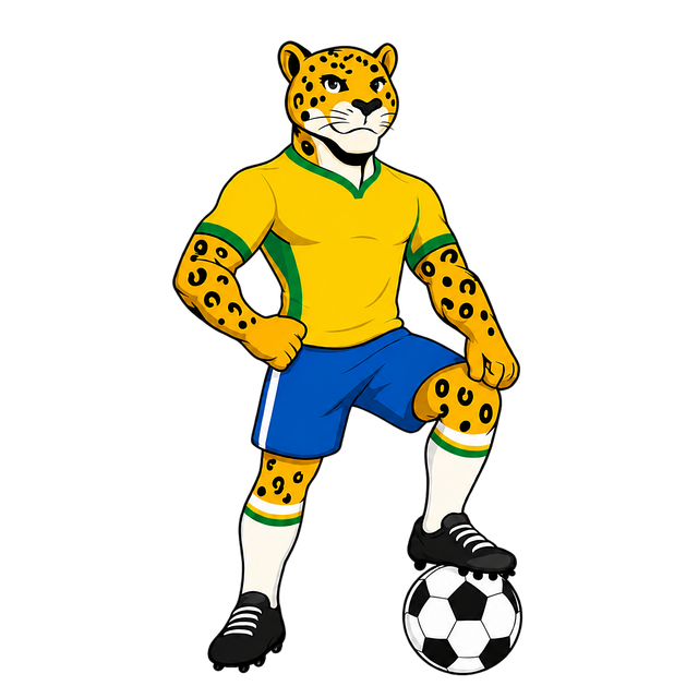 Free ai generated jaguar mascot vector