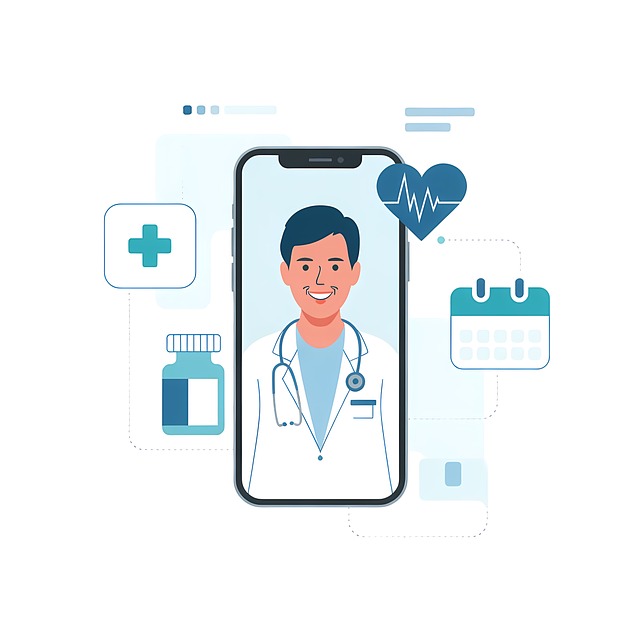 Free telemedicine doctor medicine illustration