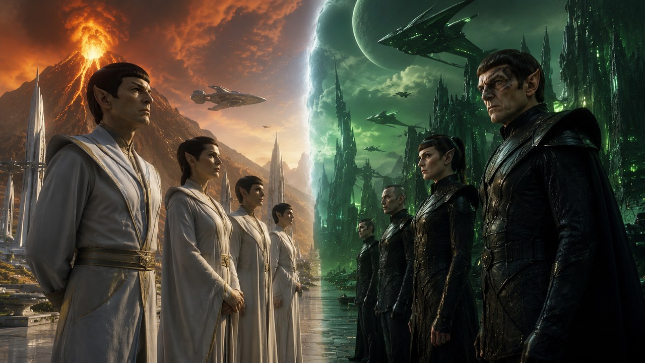 Download free HD stock image of Vulcan Romulan Free vulcan romulan sci fi illustration
