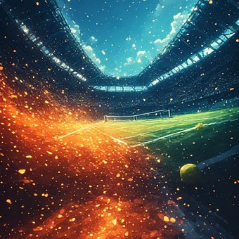 Tennis, Tennisbal, Tennisbaan, Stadion