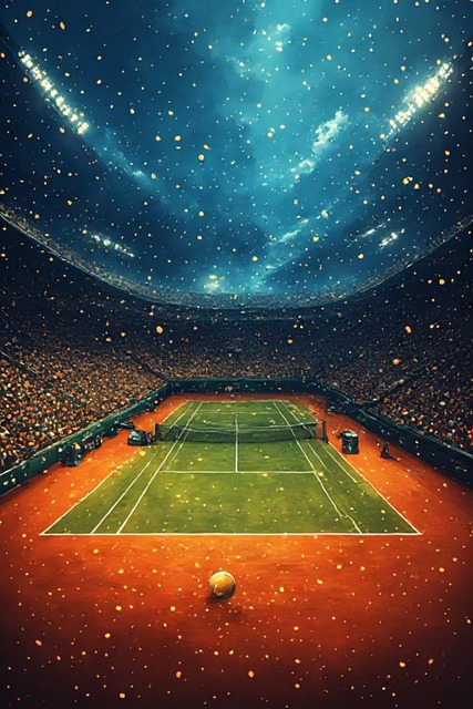 Tennis, Tennisbaan, Gravelbaan