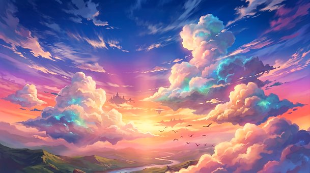 Free Sunset Sky illustration and picture