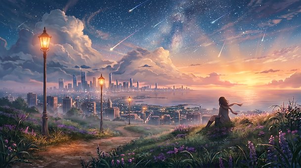 Free Anime Fantasy illustration and picture