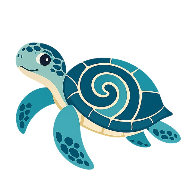 Schildkröte, Meeresleben, Spiralenschale