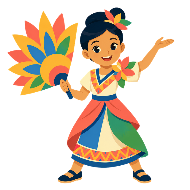 Free philippines festival traditional costume vector
