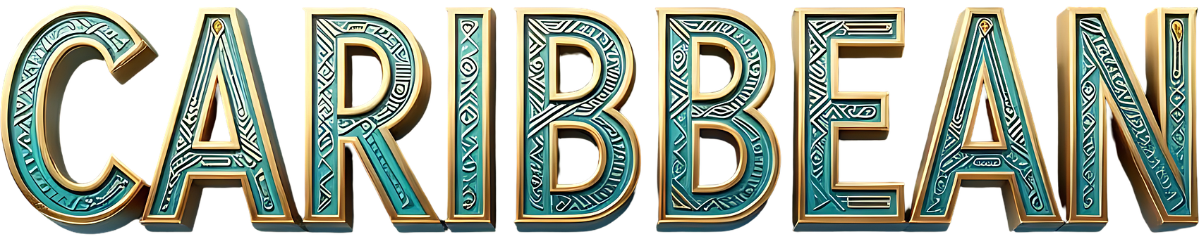 Free Caribbean Art Deco illustration and picture