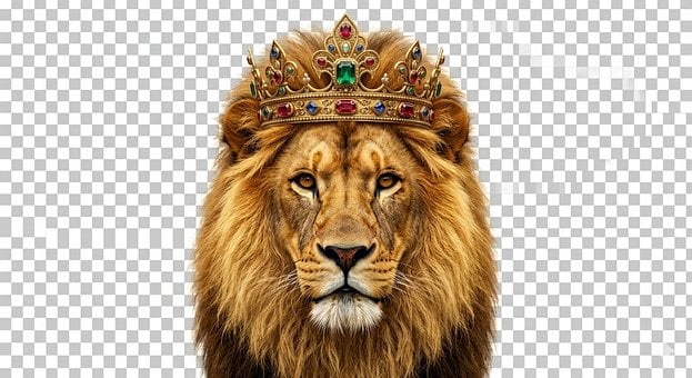 León, Rey, Corona, Majestuoso, Real