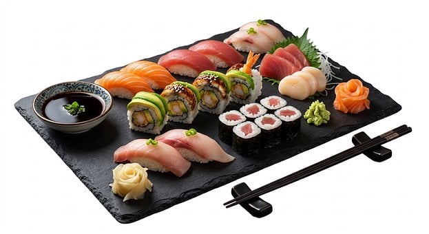 Sushi, Japonés, Wasabi, Nigiri, Maki