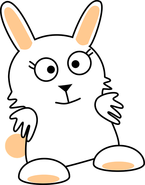 Free rabbit animal big eyes vector