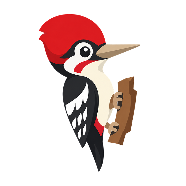 Free woodpecker mascot wildlife vector