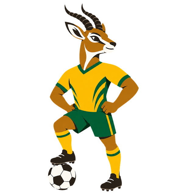 Free mascot antelope football vector