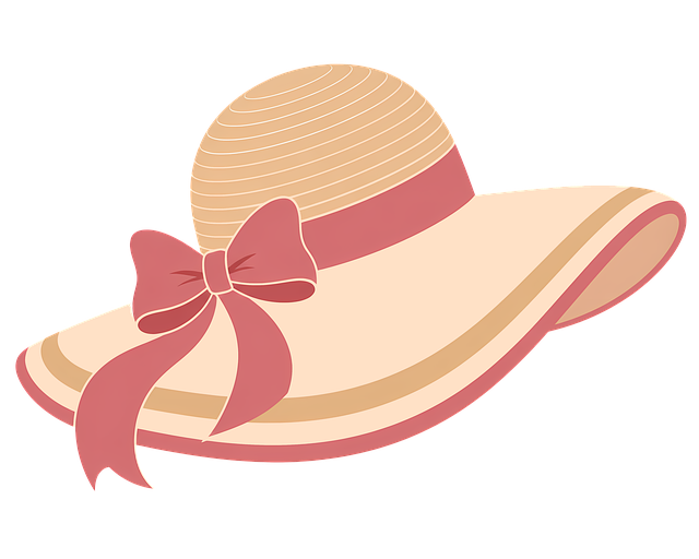 Download Straw Hat, Pink Ribbon, Summer Fashion. Royalty-Free Stock ...