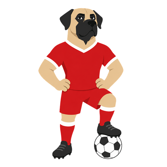 Free world cup football mascot illustration