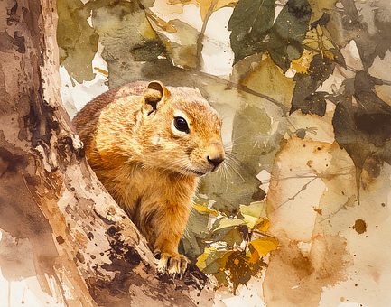 Free Ground Squirrel Rodent illustration and picture