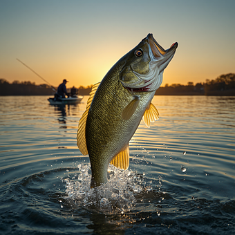 Lubina, Pesca, Pez Saltando, Naturaleza
