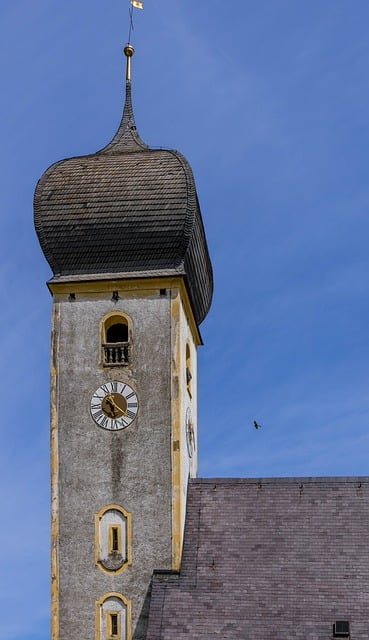 Kirche, Turm, Architektur, Himmel, Uhr