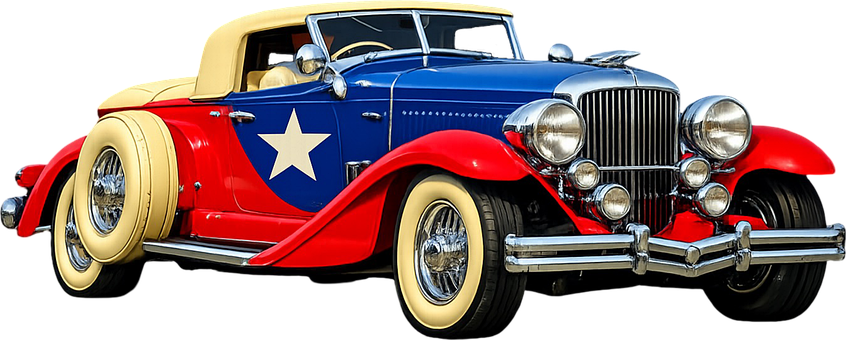 Free Vintage Car illustration and picture