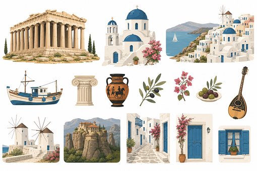 Grecia, Santorini, Molino De Viento