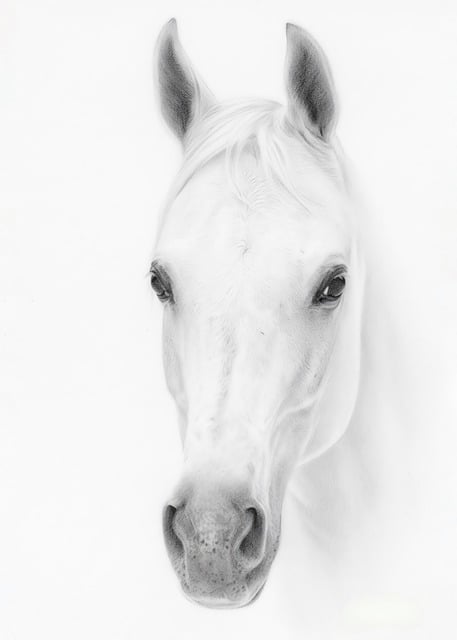 Free thoroughbred arabian horse illustration