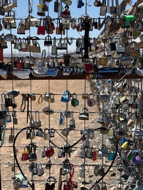 Free Locks Fence photo and picture