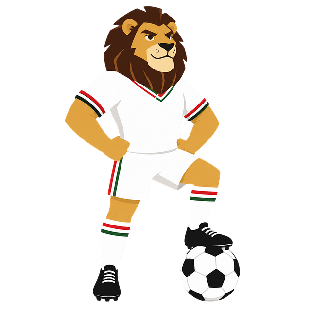 Free lion iraq mascot vector