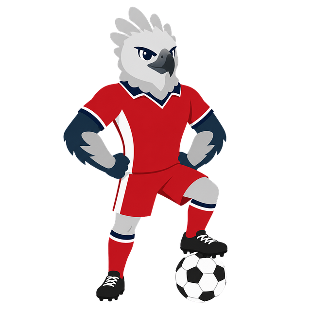 Free harpy eagle mascot vector