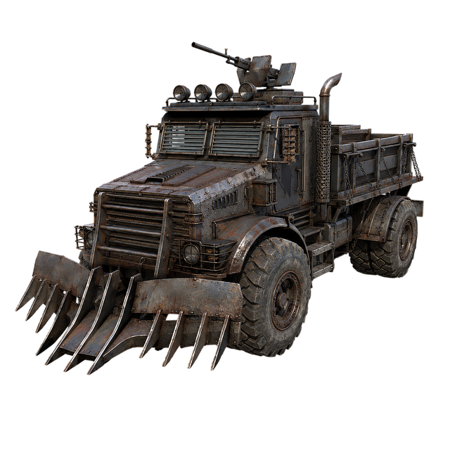 Free armored truck military vehicle combat vehicle illustration