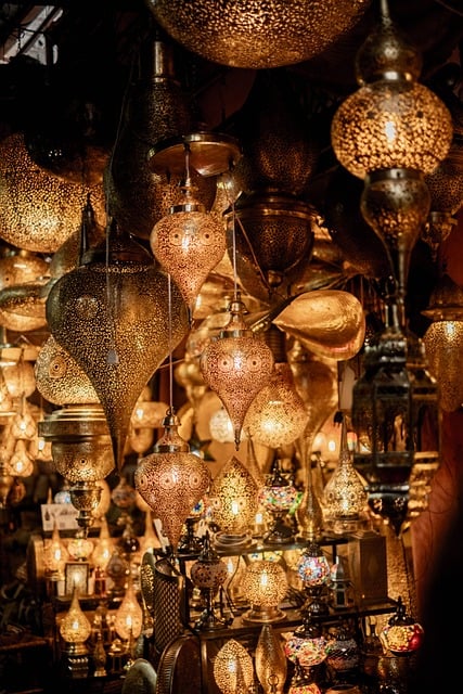 Lampa, Maroko, Bazár, Trh, Nákupy